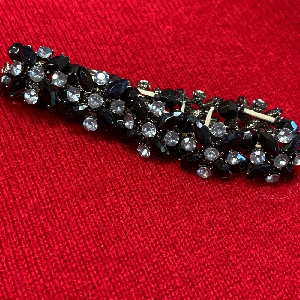 Black Rhinestone Bracelet